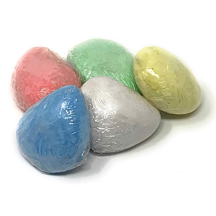 5 Pc Rock Shaped Chalk Pebbles Washable Sidewalk Playground Outdoor Non Toxic