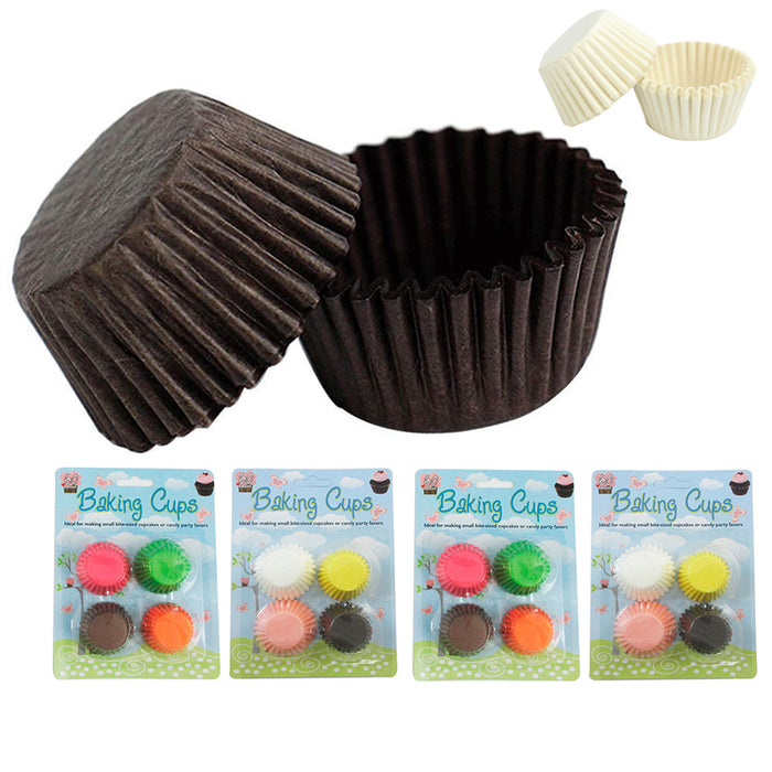 240 Pc Cupcake Liners Colorful Paper Baking Cups Muffin Mini Cake Mold Assorted