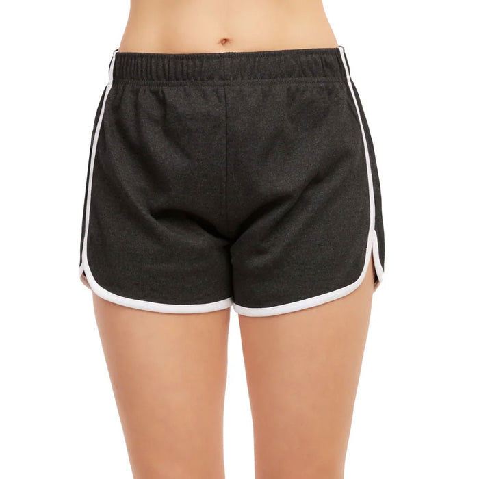 Women's Workout Gym Shorts Lounge Walking Yoga Active Athletic Apparel Black