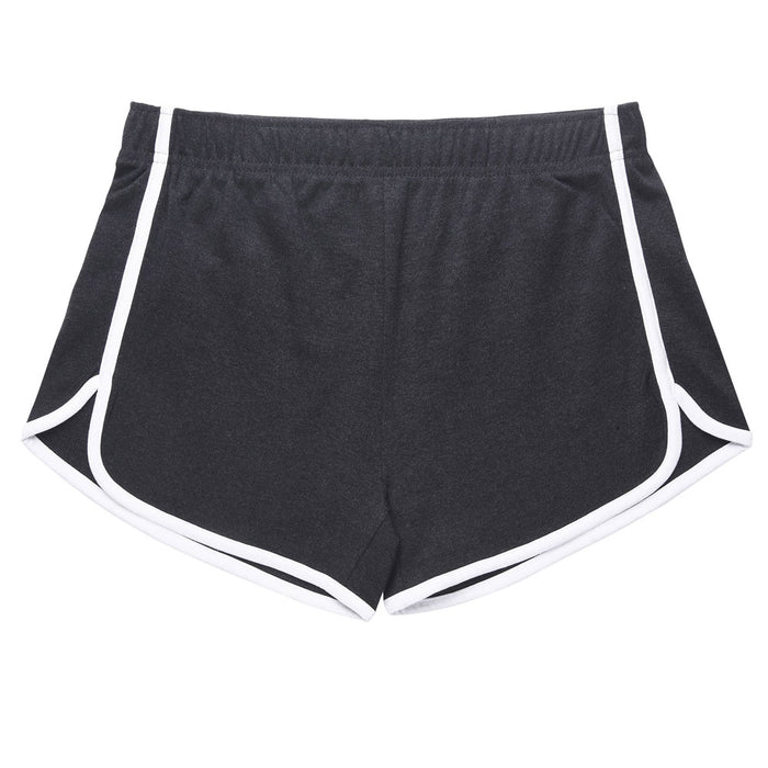 2 Women's Fashion Dolphin Shorts Cotton Casual Dance Athletic Yoga Sports Grey M