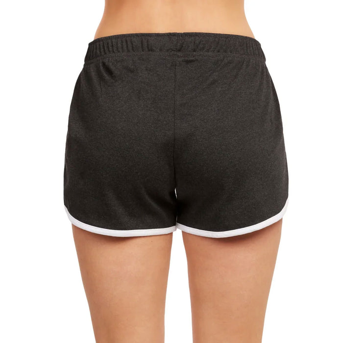 Women's Workout Gym Shorts Lounge Walking Yoga Active Athletic Apparel Black