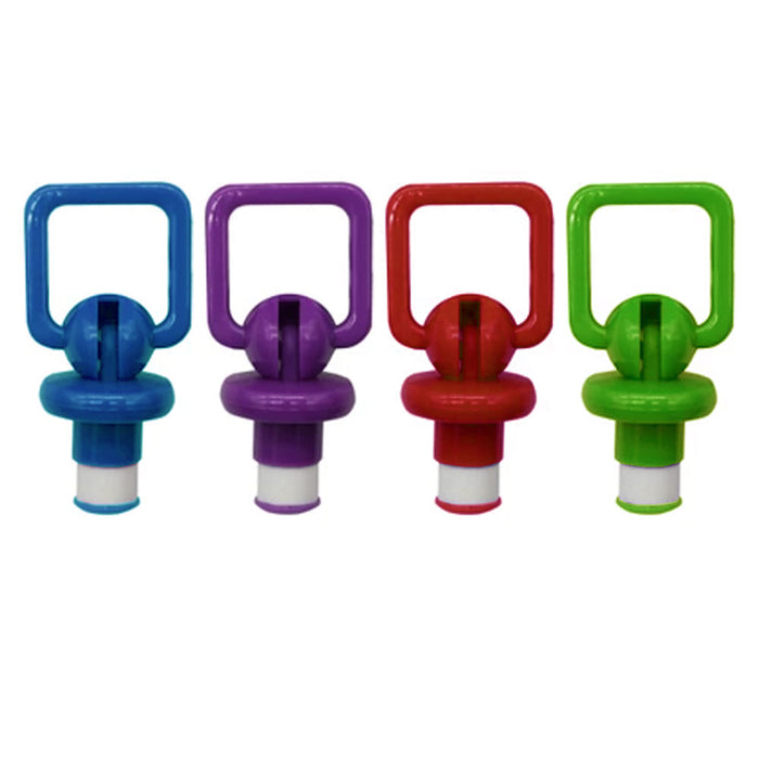 2 Pc Silicone Wine Bottle Stopper Champagne Cork Seal Freshness Push Lock Plug
