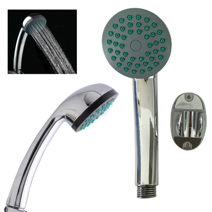 1 Shower Head Set Wall Mount Hose Nozzle Handheld Spray Showerhead Bath Chrome