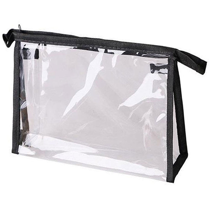 1 Cosmetic Case Makeup Bag Clear Storage Organizer Travel Vinyl Container Pouch