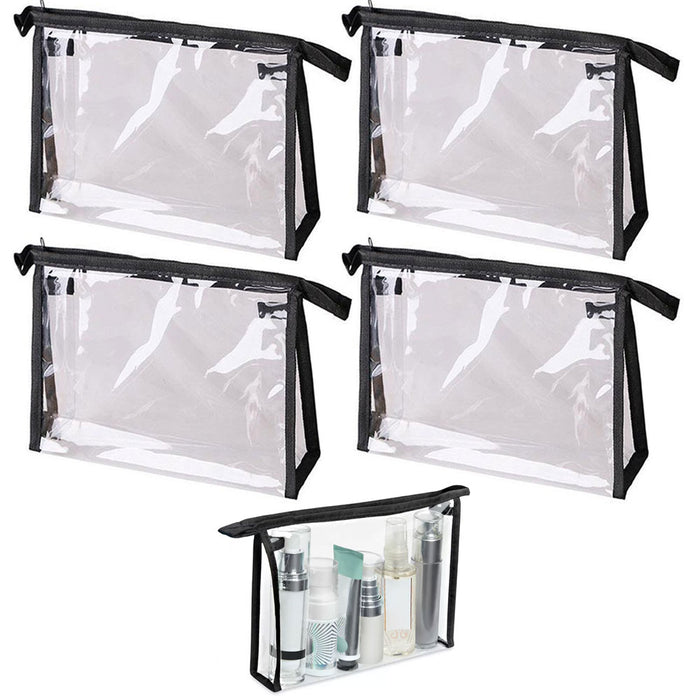 4 Pc Multifunction Cosmetic Bag Makeup Case Pouch Toiletry Wash Organizer Travel
