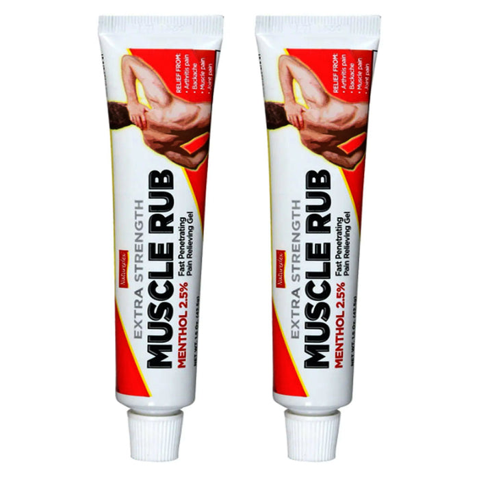 2 Pk Menthol Analgesic Gel Muscle Rub Joint Arthritis Pain Relief Cream 1.5oz