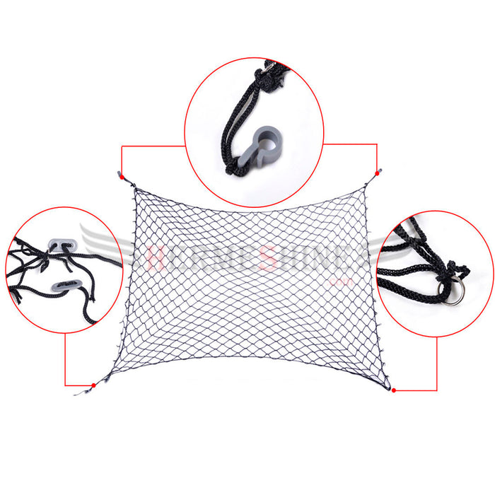 Pet Safety Net Car Suv Truck Van Seat Mesh Dog Barrier Safety Travel Black 54X42