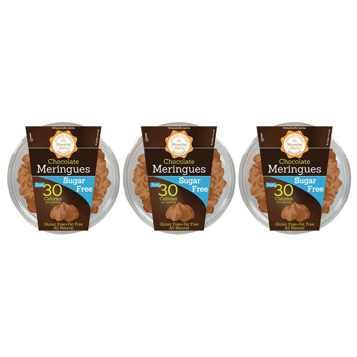 3 Boxes Chocolate Meringues Cookies Gluten Fat Sugar Free Kosher Sweets Snacks