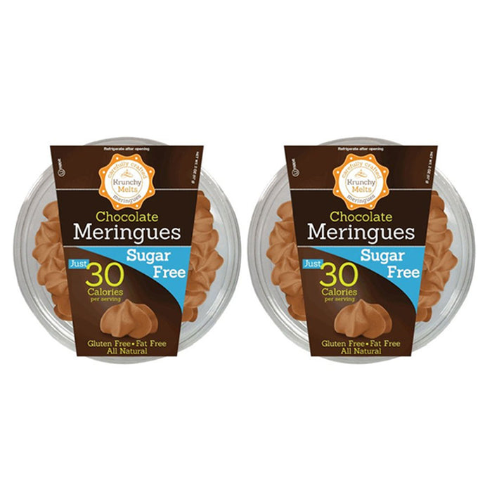2 Boxes Chocolate Meringues Cookies Gluten Fat Sugar Free Kosher Sweets Snacks