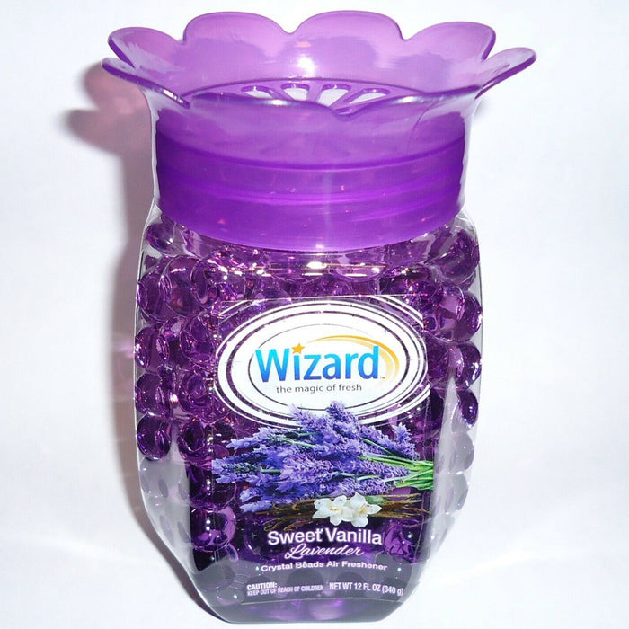 1 Wizard Lavender Crystal Beads Air Freshener Home Fragrance Fresh Aroma 12oz