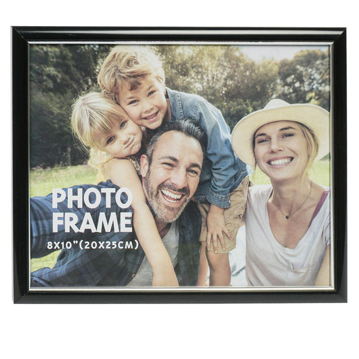 4 Black Silver Picture Frames Poster Wall Decor Photo Display Pic Collage 8"X10"