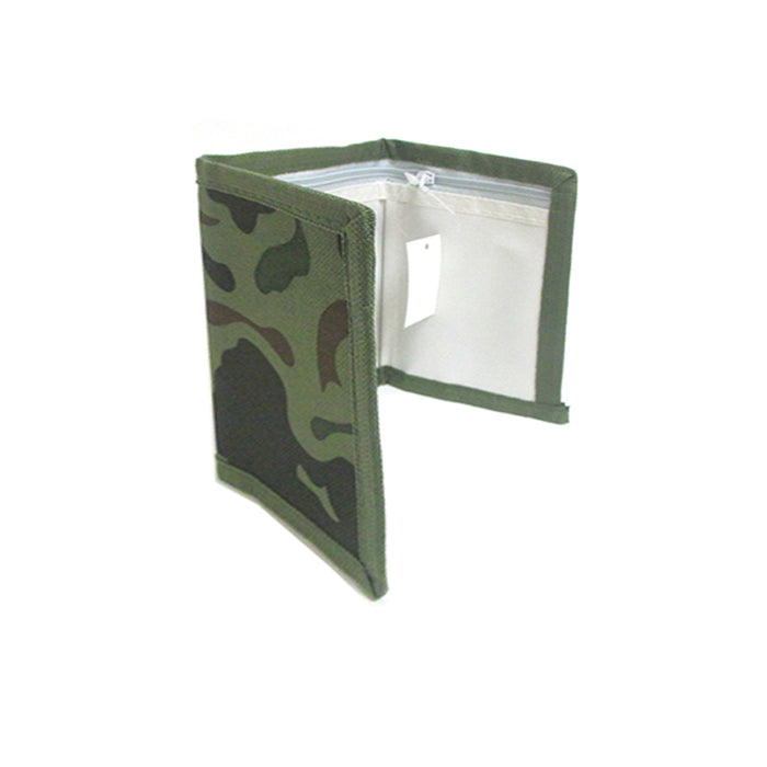 Trifold Canvas Outdoor Sports Wallet Camo Army Teen Kids Pocket Gift Boys