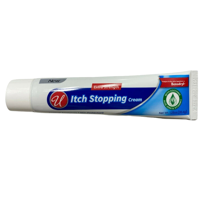 4 Packs Extra Strength Stop Itching Cream Anti-Itch Ointment with Aloe Vitamin E