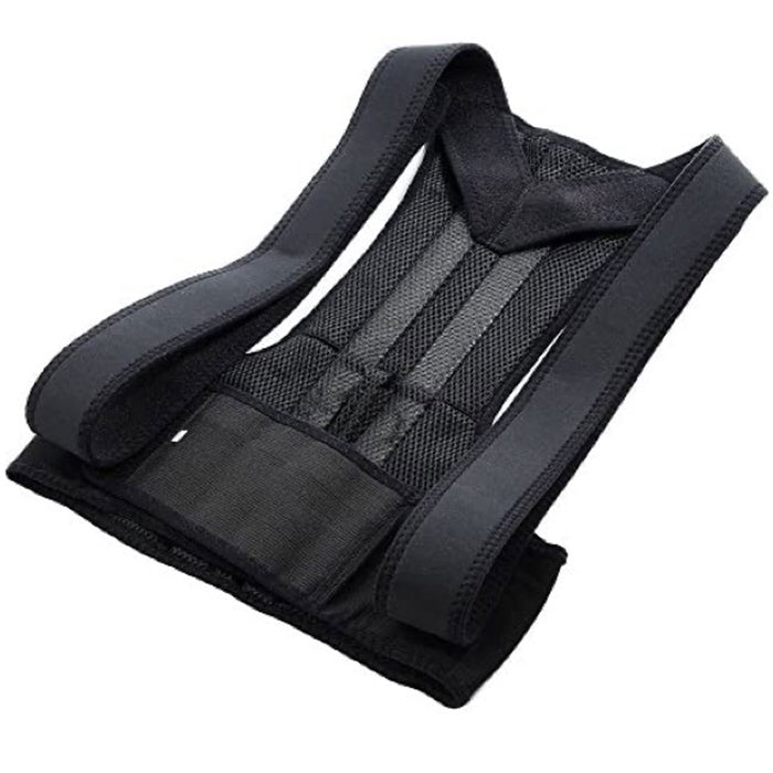 Brace Support Back Belt Posture Adjustable Corrector Shoulder Pain Men Women M/L