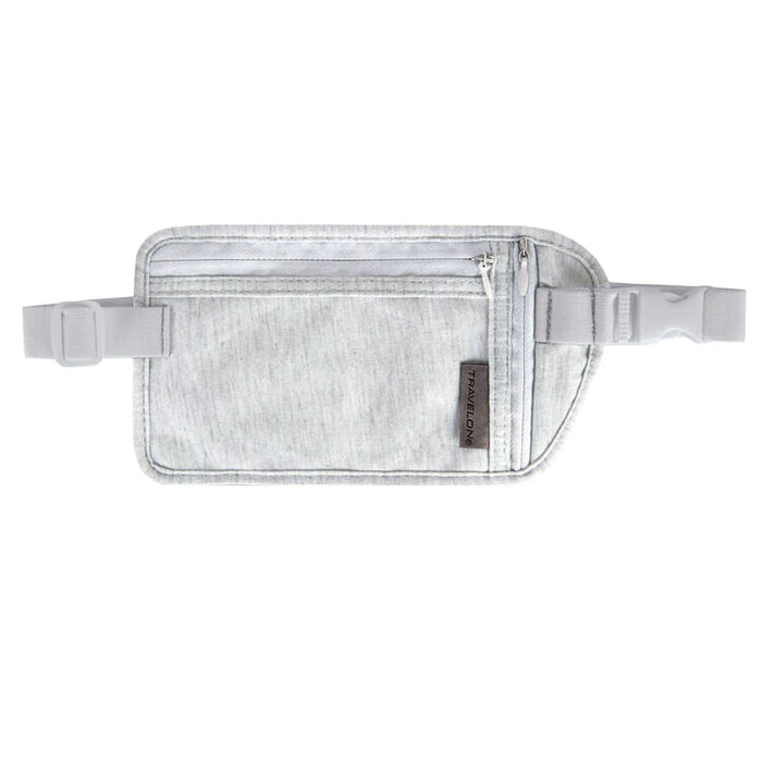 1 Undergarment Waist Pouch Travel Money Belt Hidden Security Fanny Pack Bag Grey