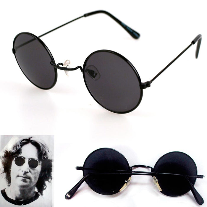 1 John Lennon Sunglasses Round Hippies Shades Retro Vintage 60s 70s Small Uv100
