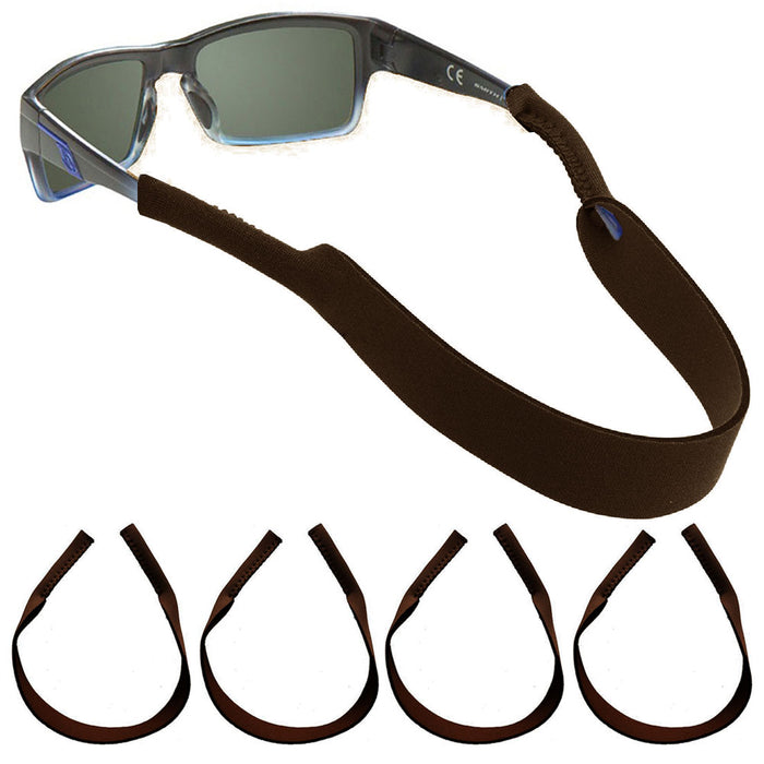 4 Pc Chums Cotton Thick Glasses Strap Eyewear Retainer Lanyard Sunglasses Brown