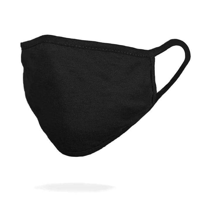 2 Pc Black Unisex Face Mask Reusable Washable Cover Mask Fashion Cloth Men Women