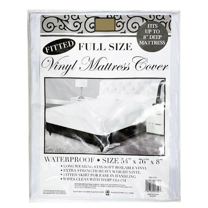 12 Full Size Bed Mattress Cover Plastic White Waterproof Bug Protector Mite Dust
