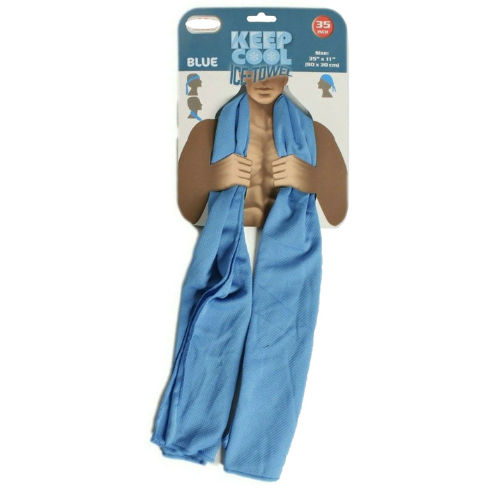 6 Pc Outdoor Instant Ice Cooling Towel Sports Workout Fitness Gym Yoga Pilates