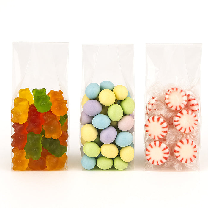 1000 Ct Clear Poly Bags Cello Treat Baggies Candy Pouch Loot Snack Nuts 3"X5.5"
