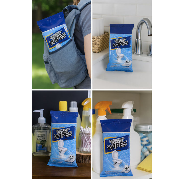 84ct Multi Surface Cleaner Wipes Bathroom Household Cleaning Supplies 5.9"X7.9"