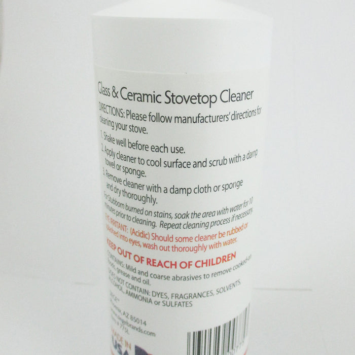 3 Kitchen Cleaner Glass Ceramic Smooth Cooktop Stovetop Polish Stove Eco 36 Oz