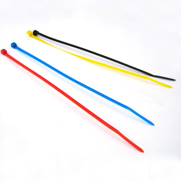 Lot Of 500 Zip Ties 6" Inch Multi Color Nylon Cable Wire Uv Resistant Nylon New