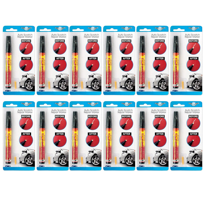 12 Pc Auto Scratch Repair Marker Touch Up Pen Car Paint Wax Filler Remover Fix