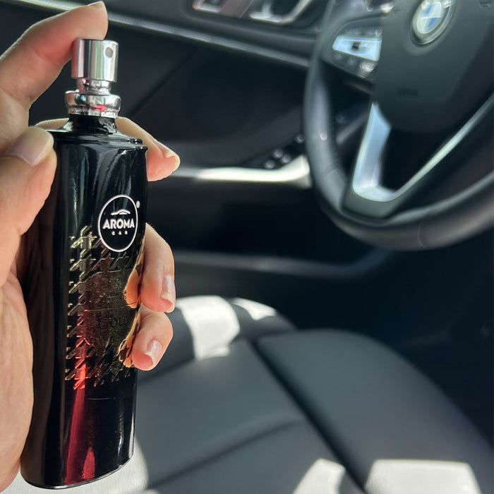 2 Gold Scent Car Air Freshener Spray Concentrated Perfume Odor Neutralizing 50ml
