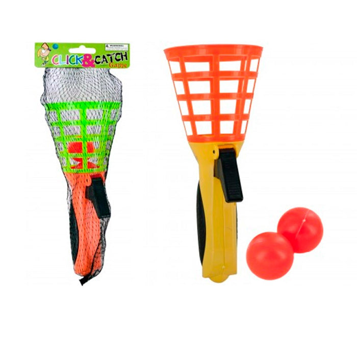 4 Sets Click and Catch Ball Games Party Favor Summer Fun Outdoor Indoor Kid Game