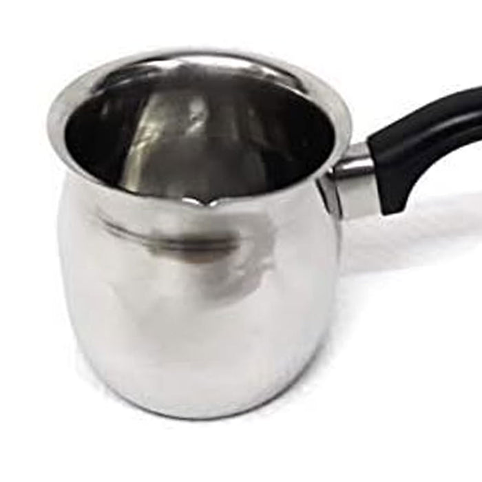 1 Stainless Steel Milk Warmer Stove Top Turkish Coffee Pot Butter Melting 34oz