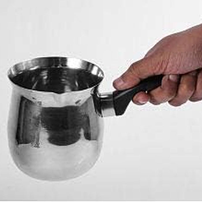 1 Stainless Steel Milk Warmer Stove Top Turkish Coffee Pot Butter Melting 34oz