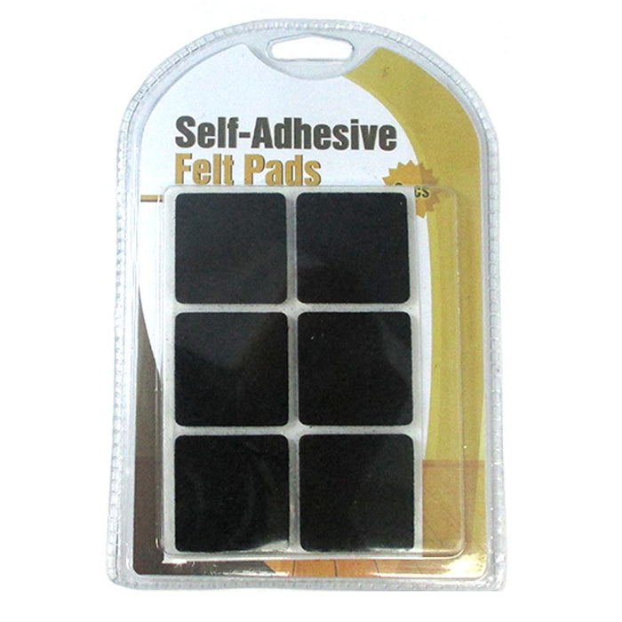 76 Pc Self Adhesive Felt Pads Furniture Floor Scratch Protector Black Asst Sizes