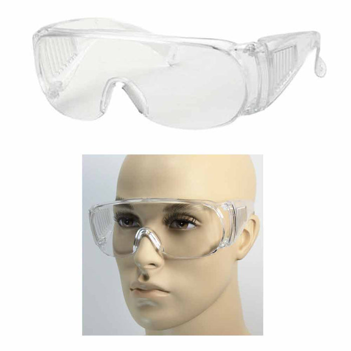 3 Pc Large Fit Over Sunglasses Safety Cover All Lens UV Protection Glasses Asst