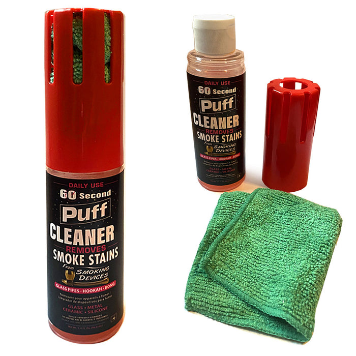 1 Bong Life Cleaner Kit Smoke Stains Remover Natural Solution Glass Removes Soot