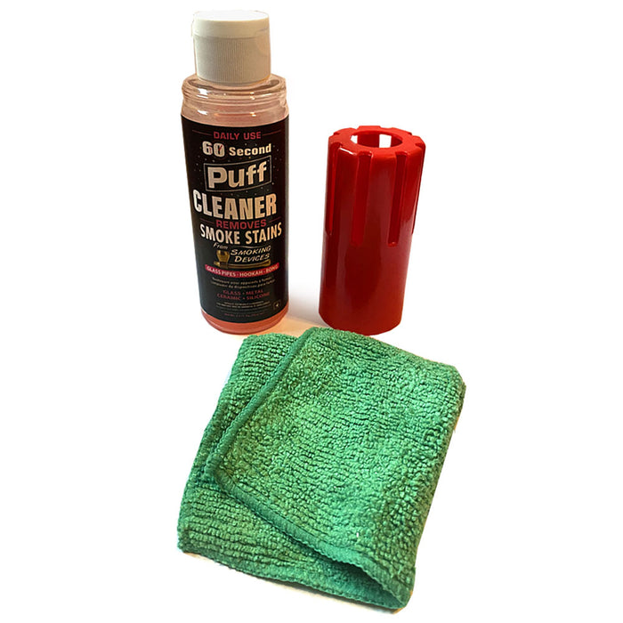 1 Bong Life Cleaner Kit Smoke Stains Remover Natural Solution Glass Removes Soot