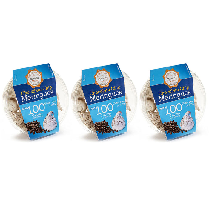 3 Boxes Chocolate Chip Meringues Cookies Snacks Sweets Gluten Fat Free Kosher