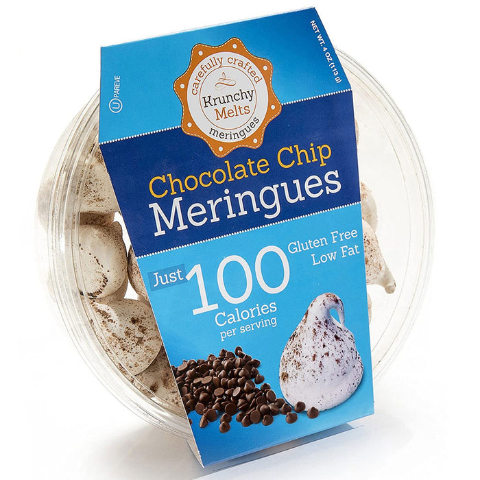 2 Packs Chocolate Chip Meringues Cookies Kosher Sweets Gluten Fat Free Snacks