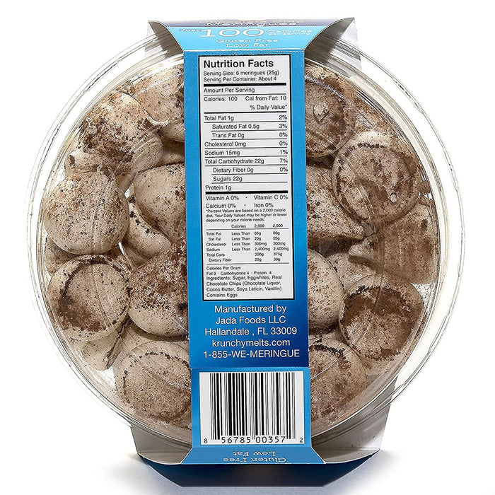 2 Packs Chocolate Chip Meringues Cookies Kosher Sweets Gluten Fat Free Snacks