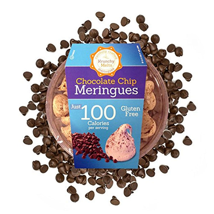 2 Packs Chocolate Chip Meringues Cookies Kosher Sweets Gluten Fat Free Snacks