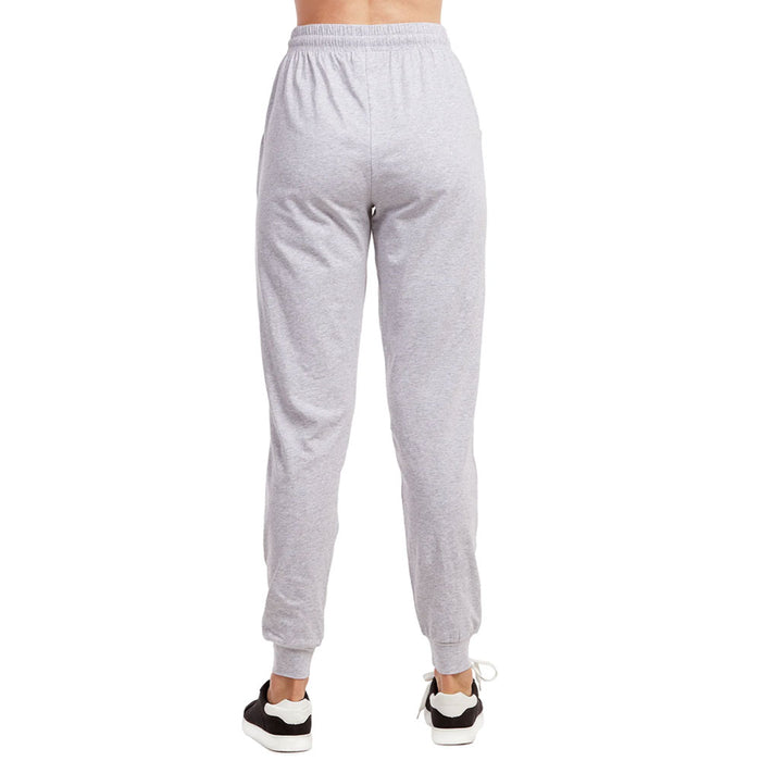 2 Women's Cotton Joggers Athletic Sweat Pants Sport Exercise Lounge Light Grey M