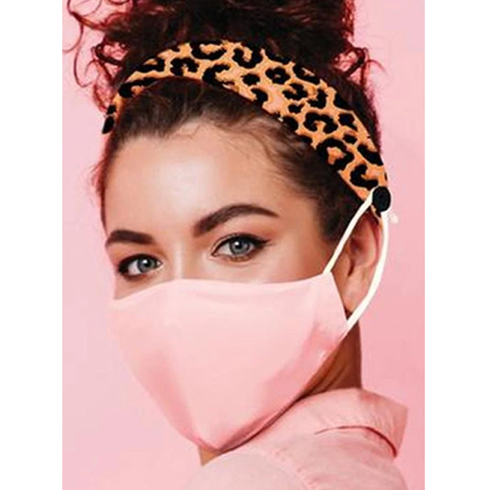 1 Pc MaskMates Button Headband Elastic Hair Band Ear Saver Cover Assorted Colors