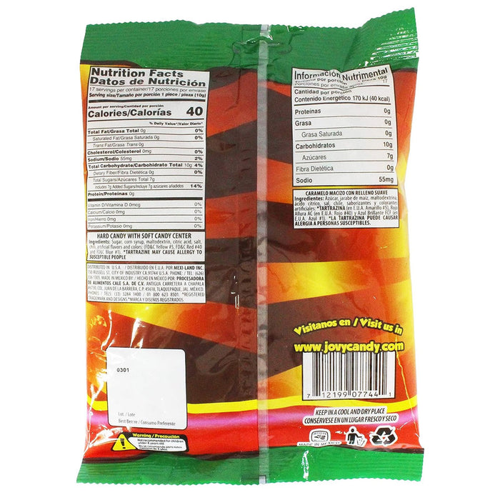 17 Pc Tamaros Tamarindo Hard Candy Dulce Filling Mexican Spicy Sweet Salted 1 Pk