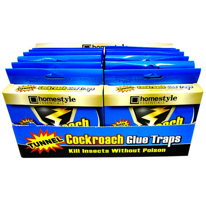 24 Roach Glue Traps Non-Toxic Sticky Boards Insect Bug Catchers Pest Control Safe