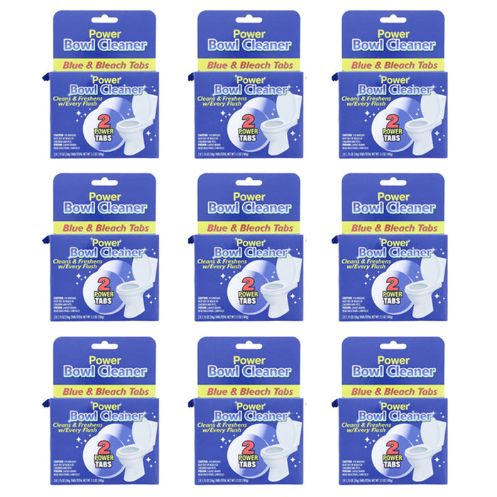 18 Pc Toilet Bowl Cleaner Discs Bleach Automatic Cleaning Flush Stain Remover