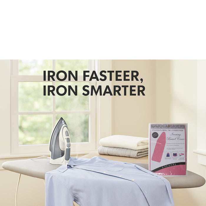1 Premium 54” Ironing Board Cover Pad Heat Scorch Resistant Cotton Universal Fit