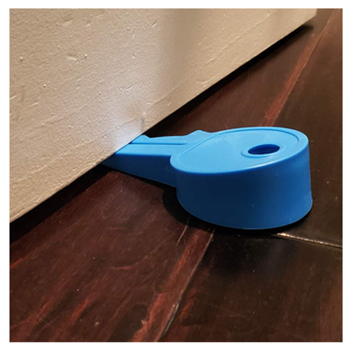 Key Shape Door Stopper Heavy Duty Sturdy Large Doorstop Wedge Nonslip Floor Jam