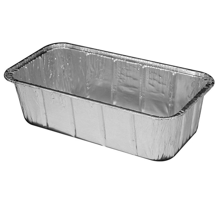 50 Pk Loaf Pans 2Lb Heavy Duty Disposable Aluminum Foil Bake Premium Bread Tins