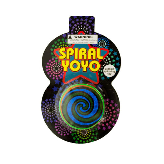 8 X YoYo Holographic Spiral Classic Yo Yo Spinning Toy Party Favor Children Game